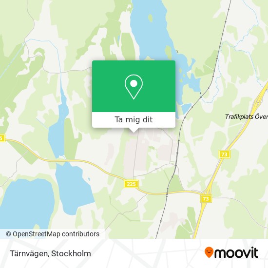 Tärnvägen karta