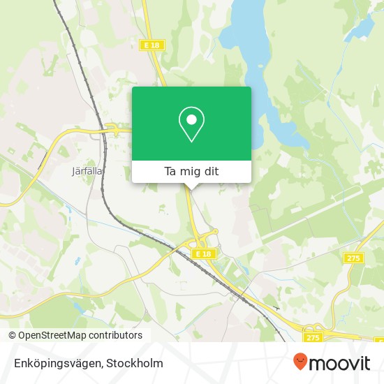 Enköpingsvägen karta