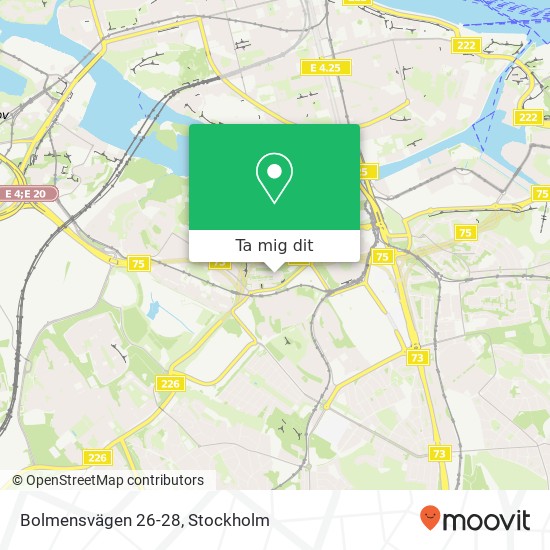 Bolmensvägen 26-28 karta