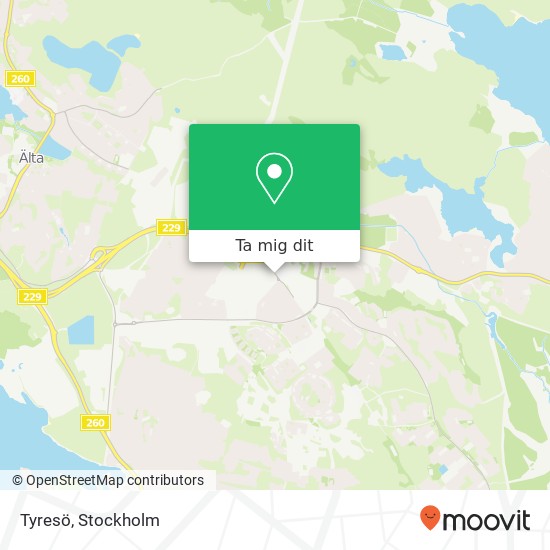 Tyresö karta