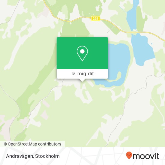 Andravägen karta