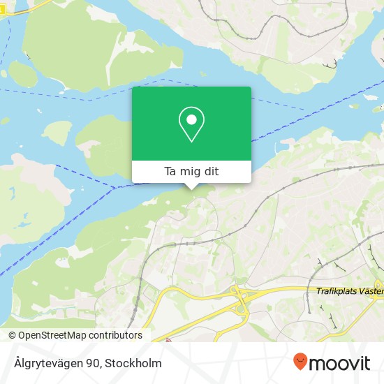 Ålgrytevägen 90 karta
