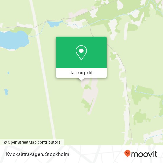 Kvicksätravägen karta