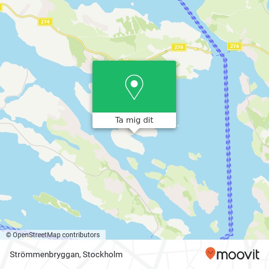 Strömmenbryggan karta