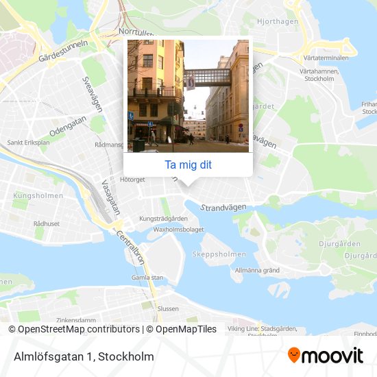 Almlöfsgatan 1 karta