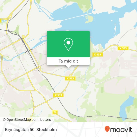 Brynäsgatan 50 karta