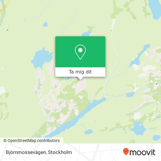 Björnmossevägen karta