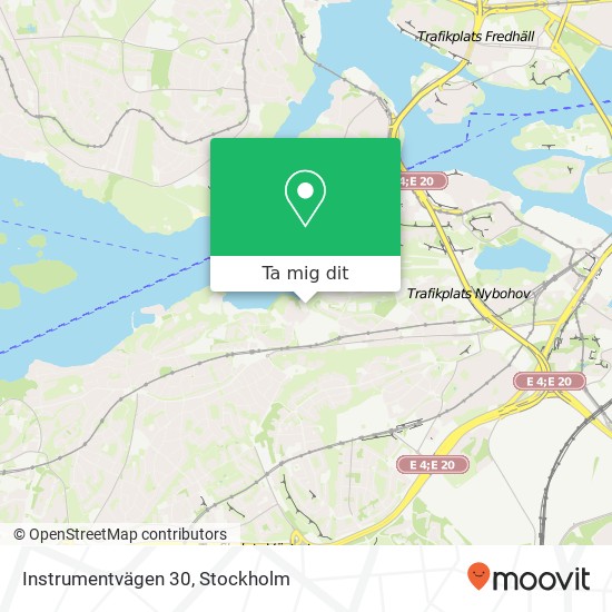 Instrumentvägen 30 karta