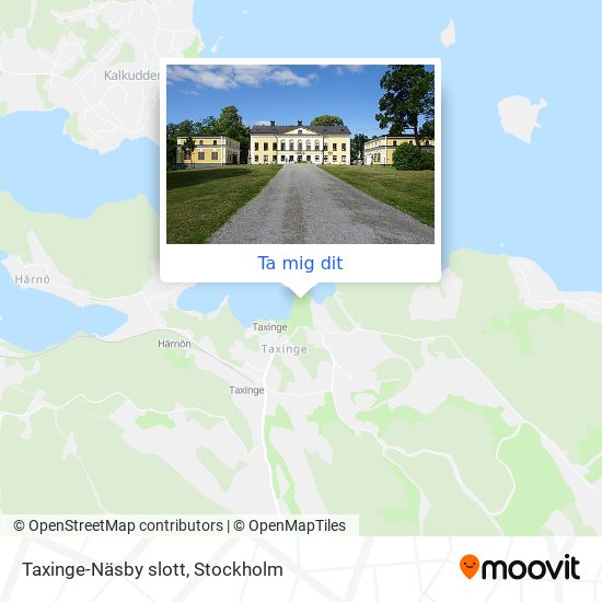 Taxinge-Näsby slott karta