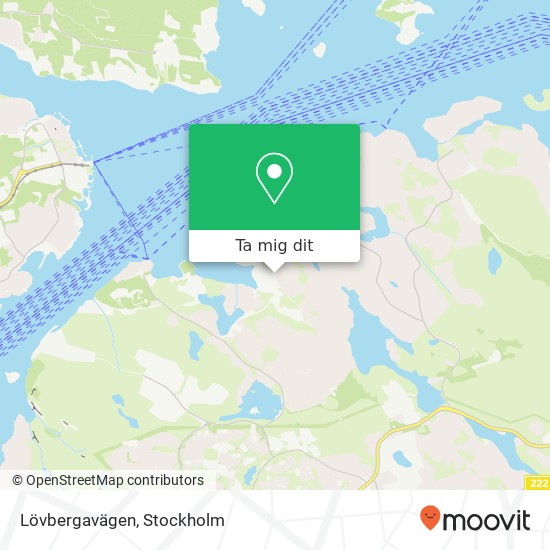 Lövbergavägen karta