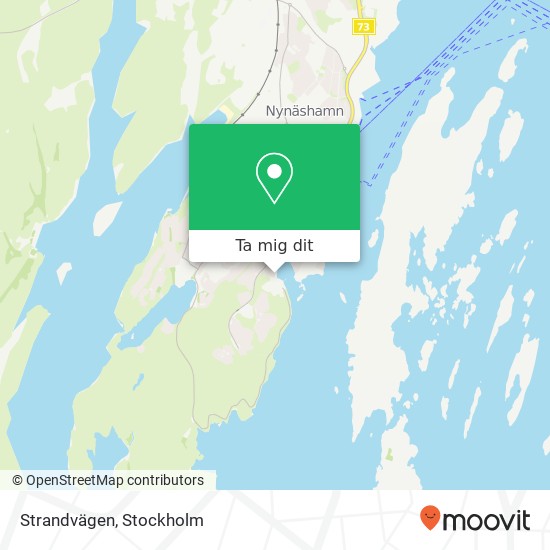 Strandvägen karta