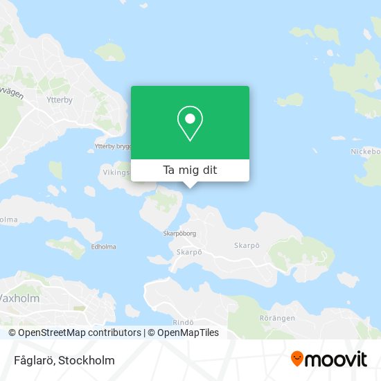 Fåglarö karta