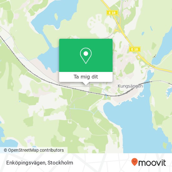 Enköpingsvägen karta