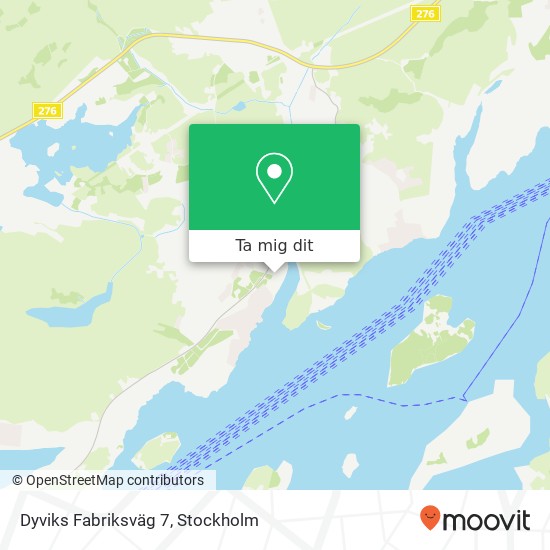 Dyviks Fabriksväg 7 karta