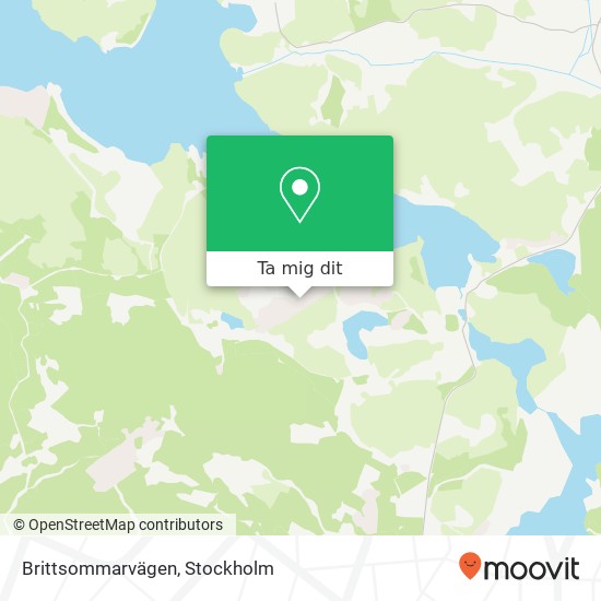 Brittsommarvägen karta