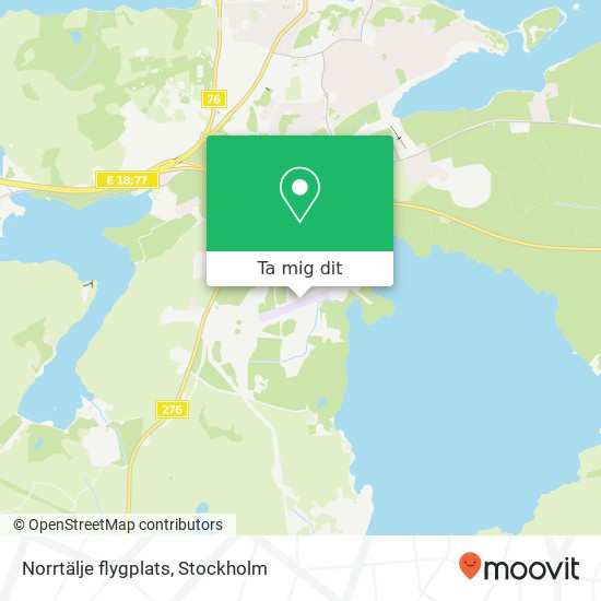 Norrtälje flygplats karta