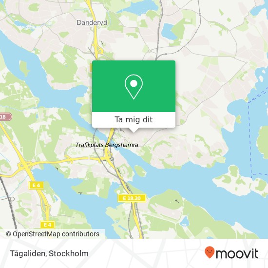 Tågaliden karta