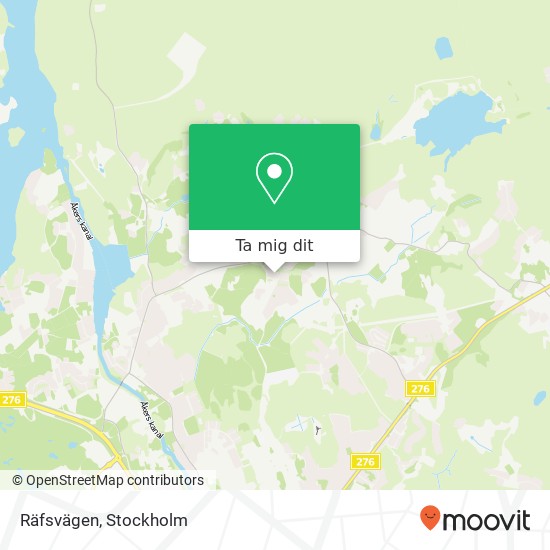 Räfsvägen karta