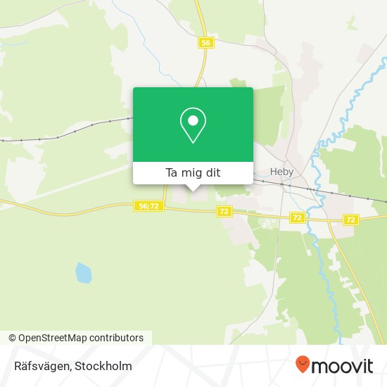 Räfsvägen karta