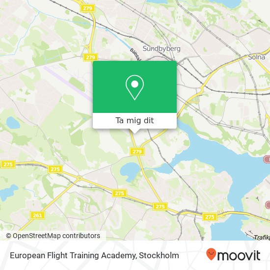 European Flight Training Academy karta