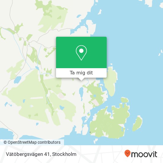 Vätöbergsvägen 41 karta
