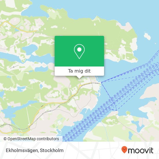 Ekholmsvägen karta