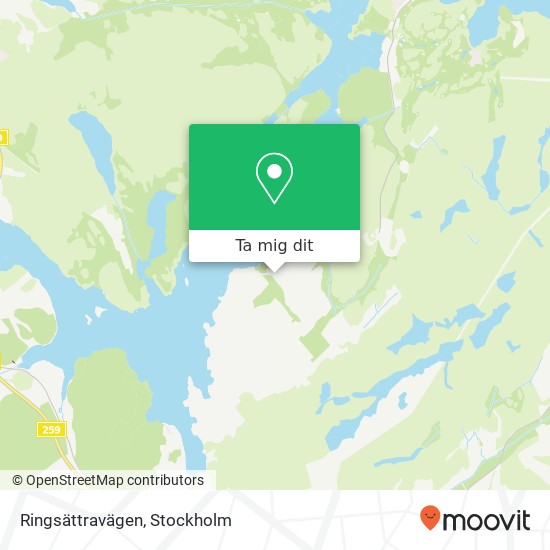 Ringsättravägen karta