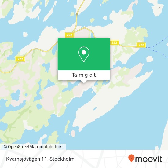 Kvarnsjövägen 11 karta