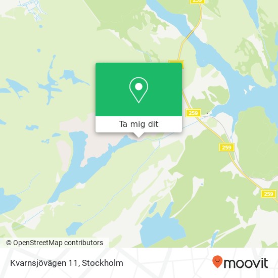 Kvarnsjövägen 11 karta