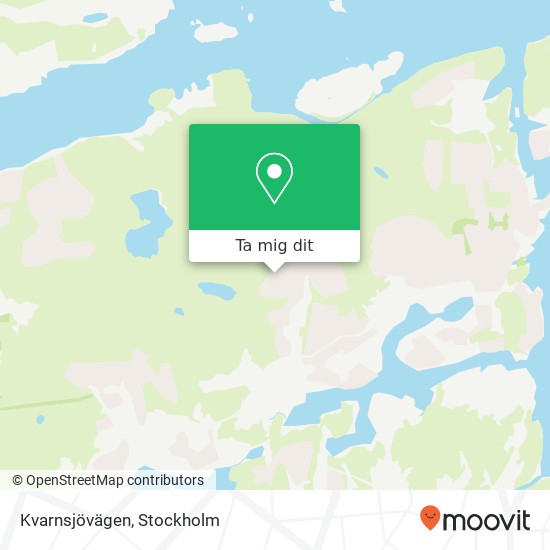 Kvarnsjövägen karta