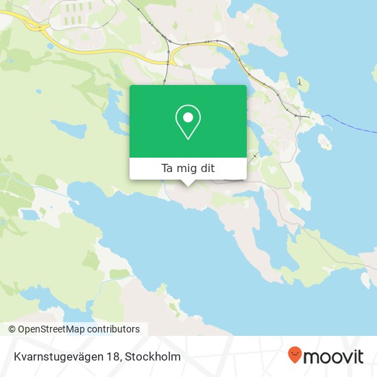 Kvarnstugevägen 18 karta