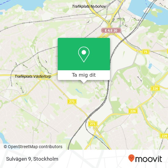 Sulvägen 9 karta