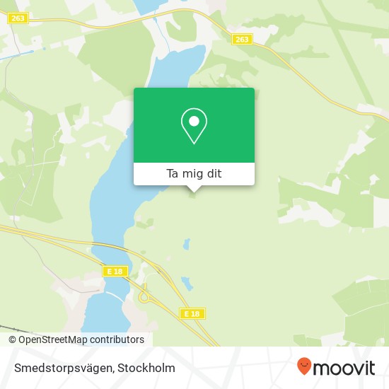 Smedstorpsvägen karta