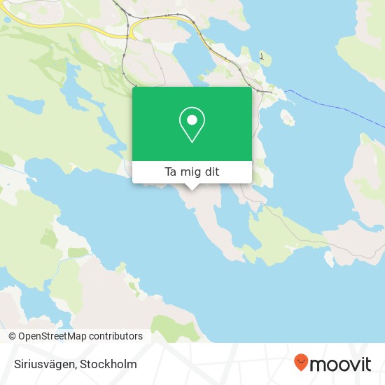 Siriusvägen karta