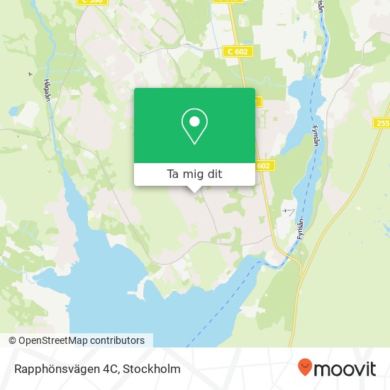 Rapphönsvägen 4C karta