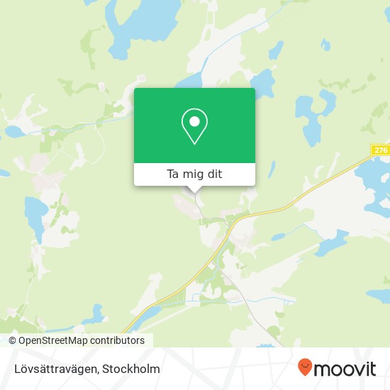 Lövsättravägen karta