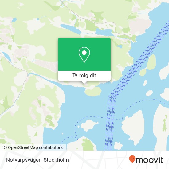 Notvarpsvägen karta