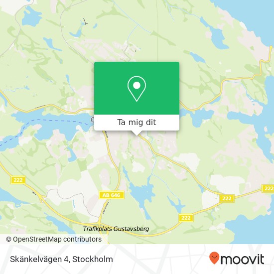 Skänkelvägen 4 karta