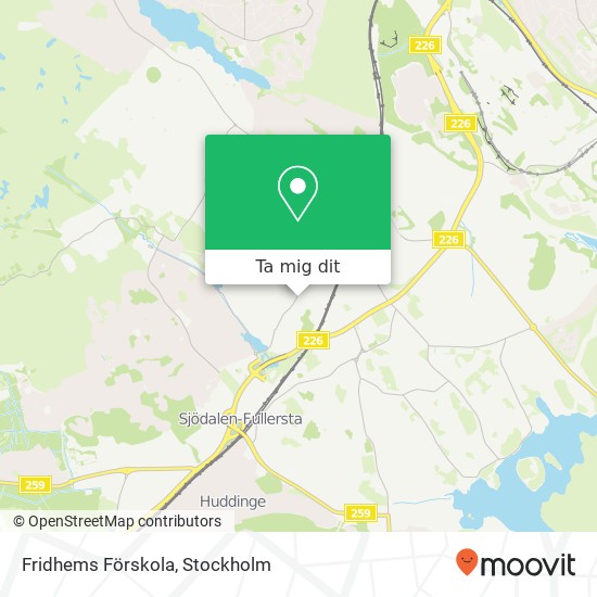 Fridhems Förskola karta