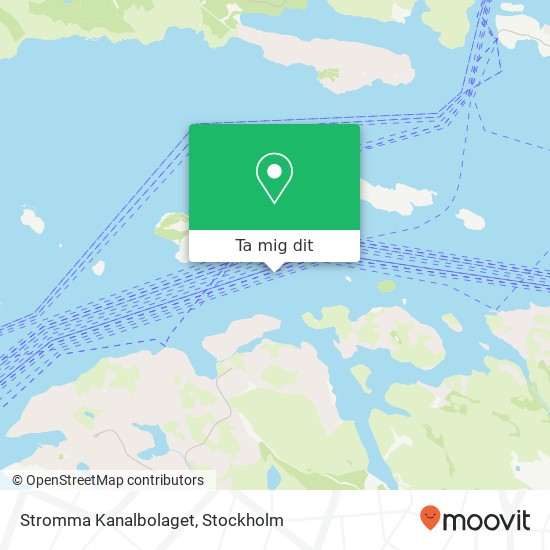 Stromma Kanalbolaget karta