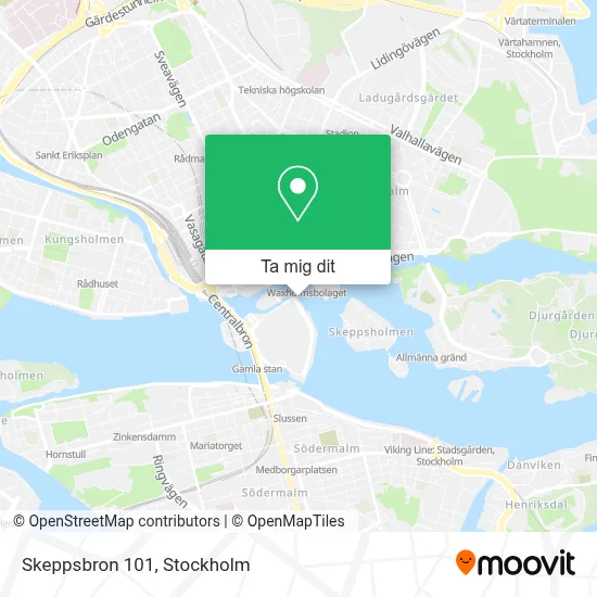 Skeppsbron 101 karta