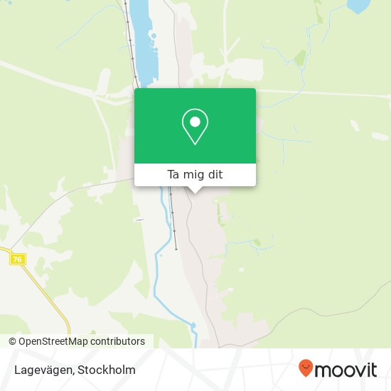 Lagevägen karta