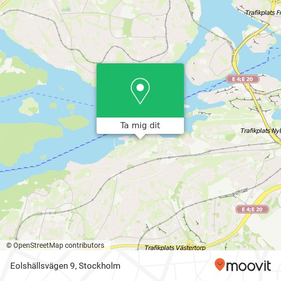 Eolshällsvägen 9 karta