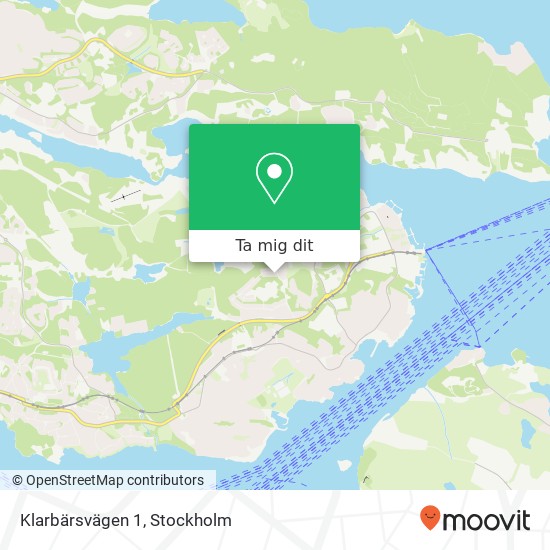 Klarbärsvägen 1 karta