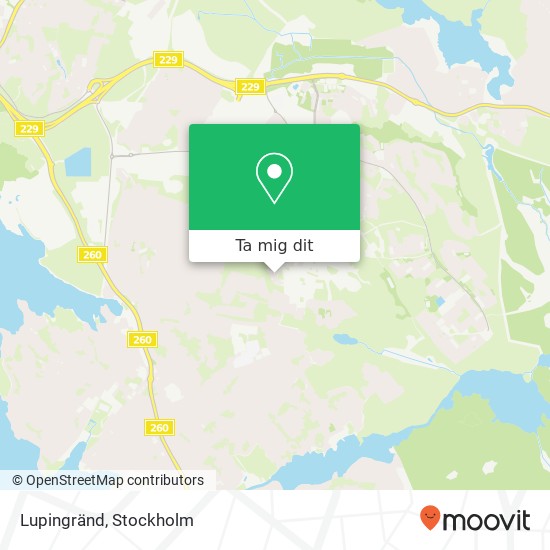 Lupingränd karta