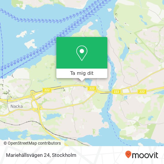 Mariehällsvägen 24 karta
