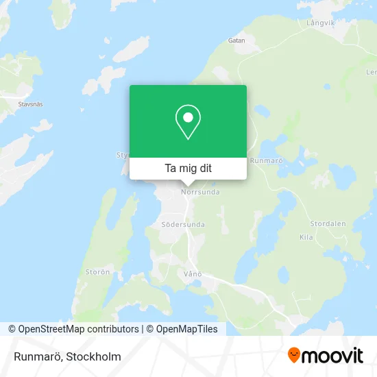 Runmarö karta