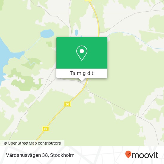 Värdshusvägen 38 karta