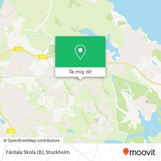 Fårdala Skola (B) karta