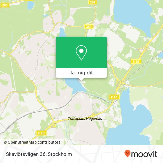 Skavlötsvägen 36 karta